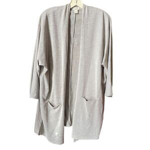 Anthropologie Donni size OSFA, pinstriped open cardigan.